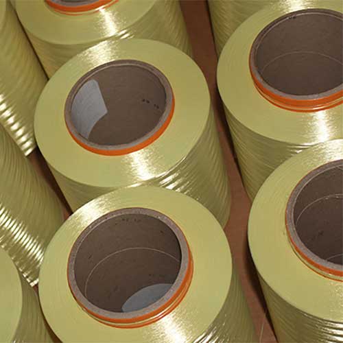 Yellow aramid fiber