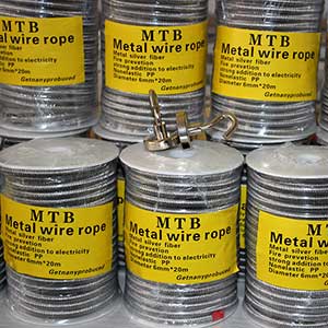 Stainless steel fiber rope
